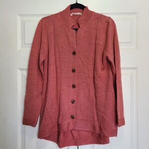 Soft‎ Surroundings Button-Up Cardigan PM Wool Blend M Petite